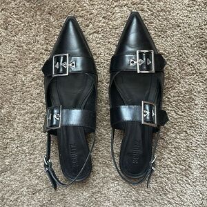 Schultz Darla Sling Leather Flats